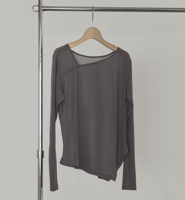 Doux archives「起毛チュールアシメプルオーバー」|Tシャツ・カットソー|