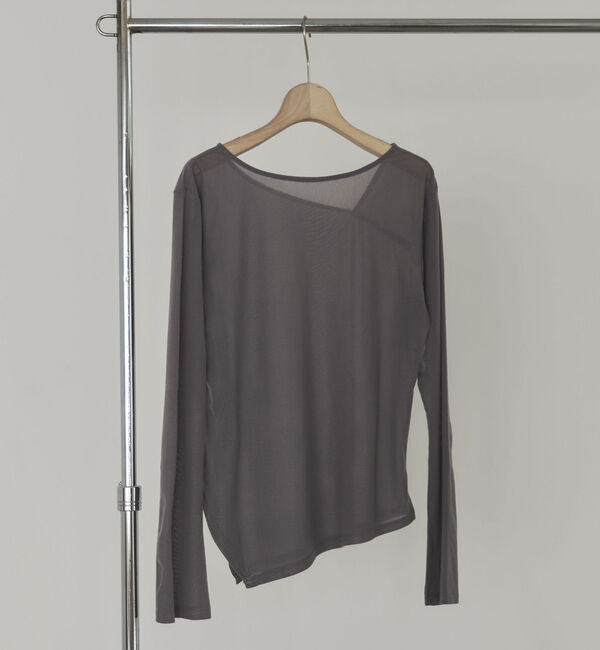 Doux archives「起毛チュールアシメプルオーバー」|Tシャツ・カットソー|