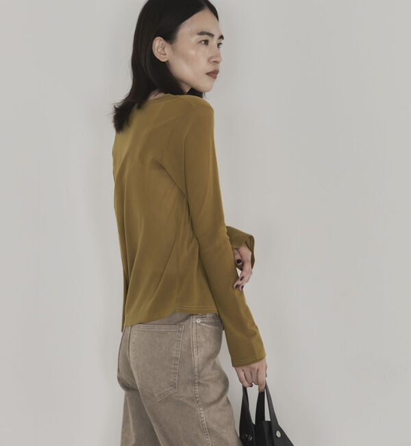 Doux archives「起毛チュールアシメプルオーバー」|Tシャツ・カットソー|