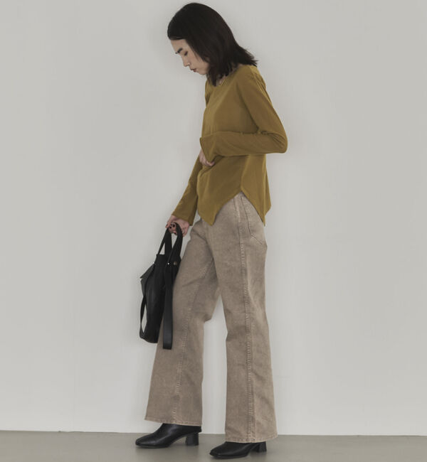 Doux archives「起毛チュールアシメプルオーバー」|Tシャツ・カットソー|