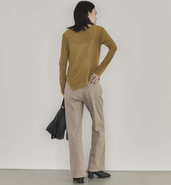 Doux archives「起毛チュールアシメプルオーバー」|Tシャツ・カットソー|