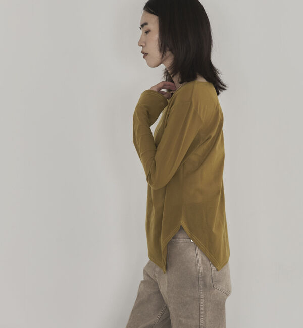 Doux archives「起毛チュールアシメプルオーバー」|Tシャツ・カットソー|