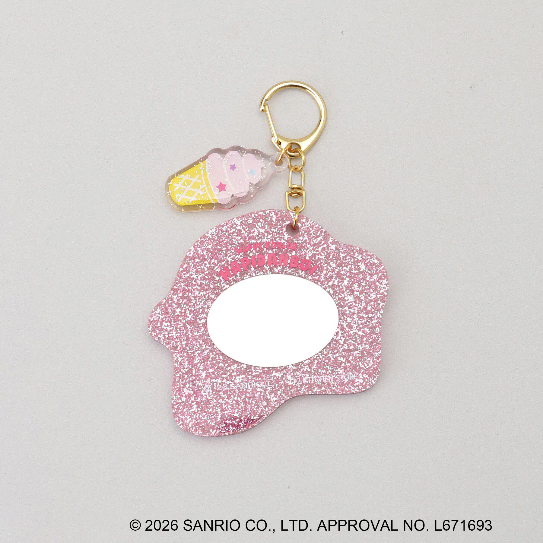 212 KITCHEN STORE「ミラー付きキーリング ピンク HAPIDANBUI ＜Sanrio サンリオ＞」|その他|