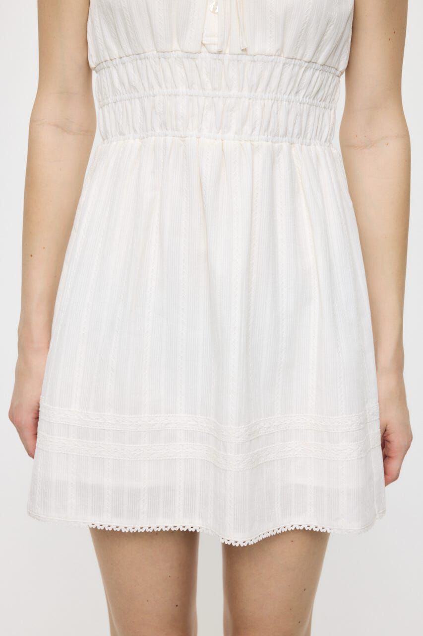 MOUSSY「COTTON LACE MINI ドレス」|ワンピース|