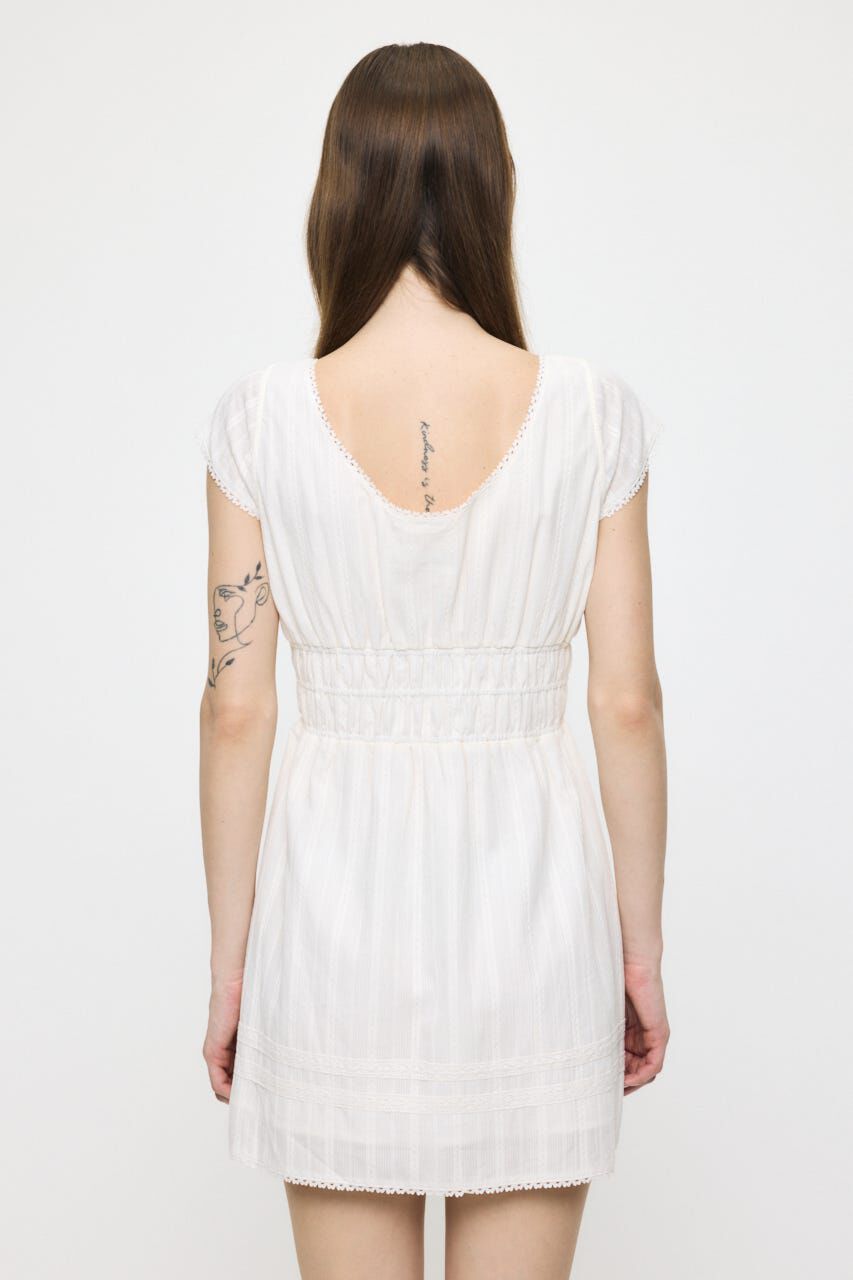 MOUSSY「COTTON LACE MINI ドレス」|ワンピース|