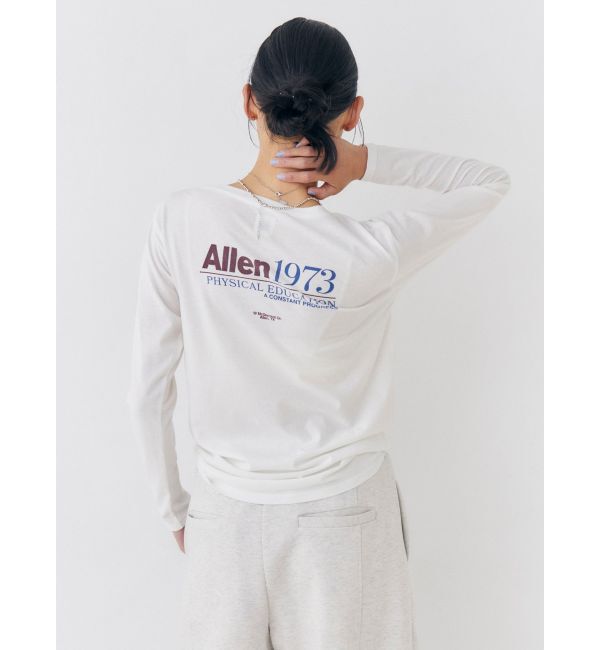 Ungrid「バックロゴロングスリーブTee」|Tシャツ・カットソー|オフホワイト