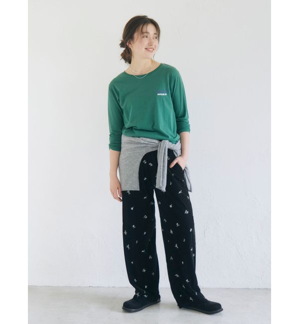 Ungrid「バックロゴロングスリーブTee」|Tシャツ・カットソー|
