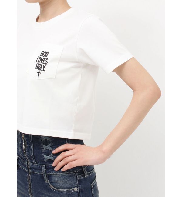 GYDA「GOD LOVES UGLY.ポケットTシャツ」|Tシャツ・カットソー|