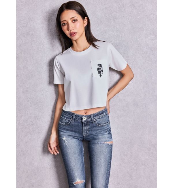 GYDA「GOD LOVES UGLY.ポケットTシャツ」|Tシャツ・カットソー|