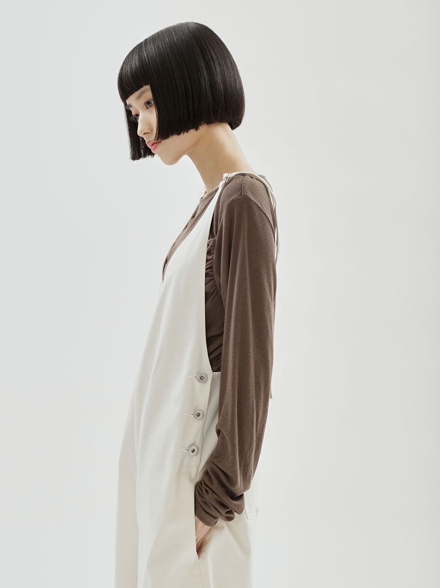 emmi atelier「【Dickies(R)&times;emmi】ワイドサロペット」|ワンピース|