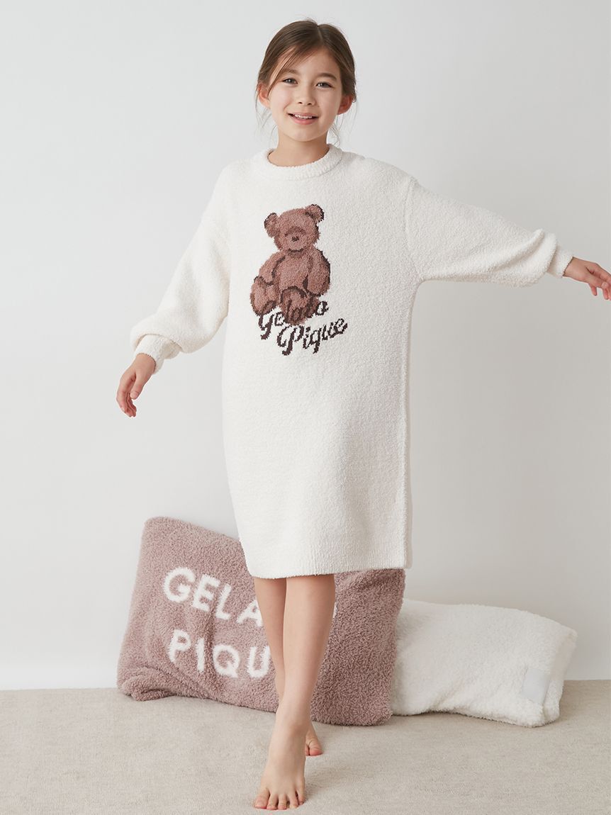 GELATO PIQUE KIDS & BABY「【JUNIOR】ベビモコベアジャガードワンピース」|ワンピース|