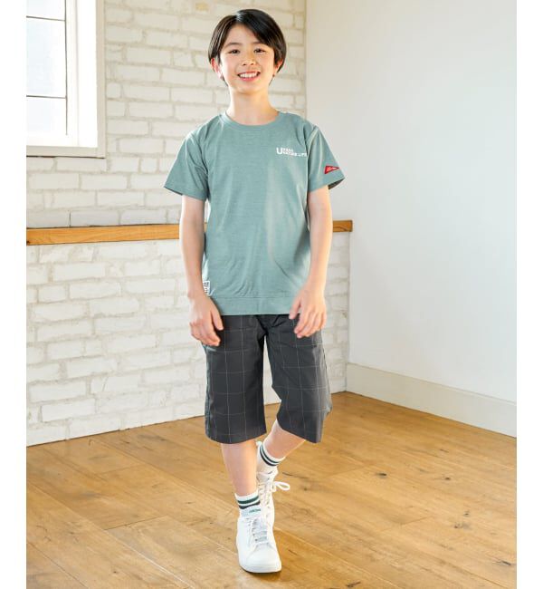 ikka kids「軽量リップ6.5分丈パンツ（120~160cm）」|その他|