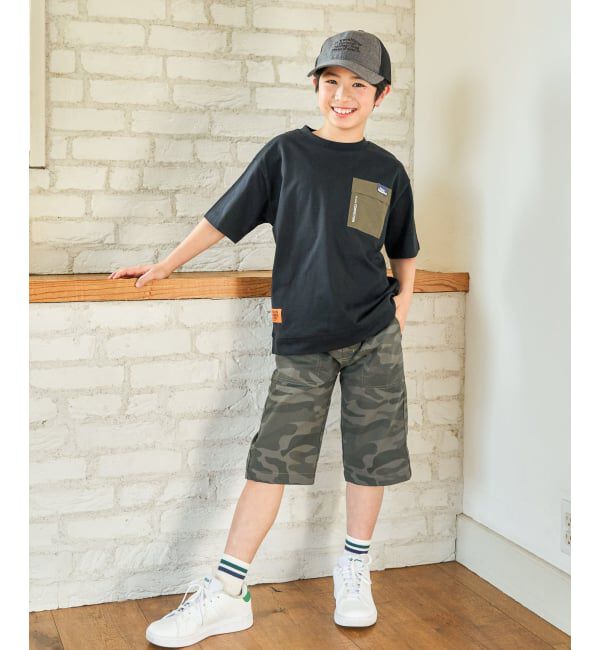 ikka kids「軽量リップ6.5分丈パンツ（120~160cm）」|その他|