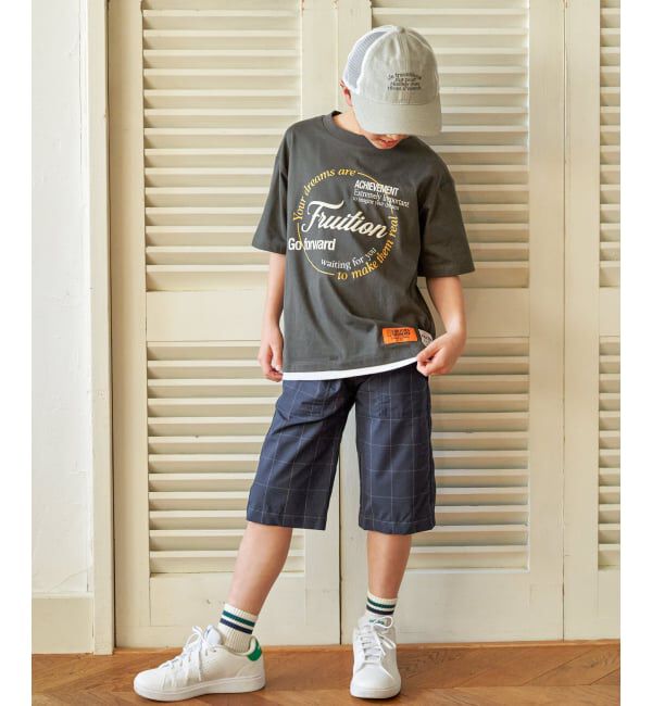 ikka kids「軽量リップ6.5分丈パンツ（120~160cm）」|その他|