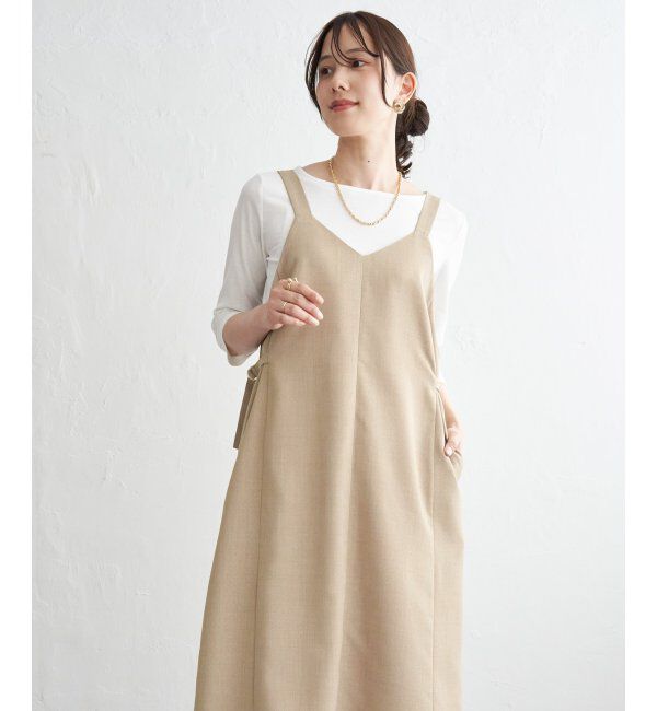 ikka「【2点セット】サイドバックルジャンスカセット」|ワンピース|