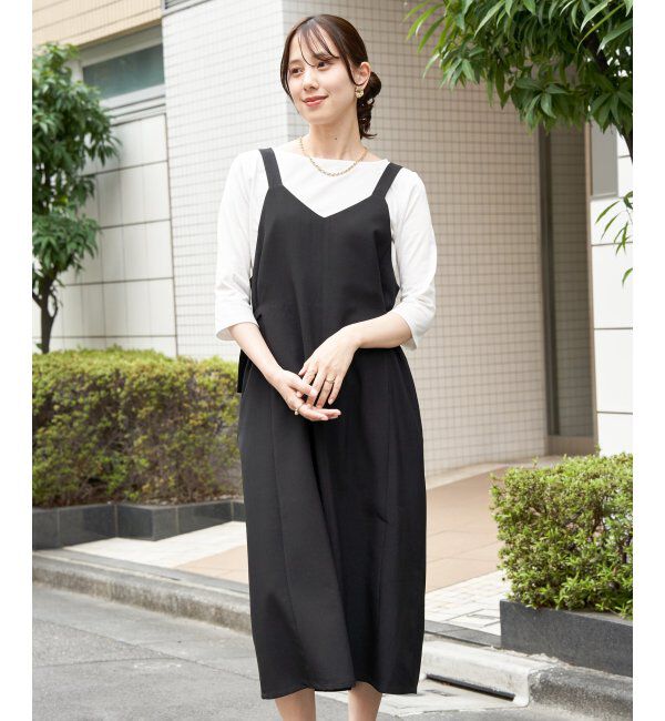ikka「【2点セット】サイドバックルジャンスカセット」|ワンピース|