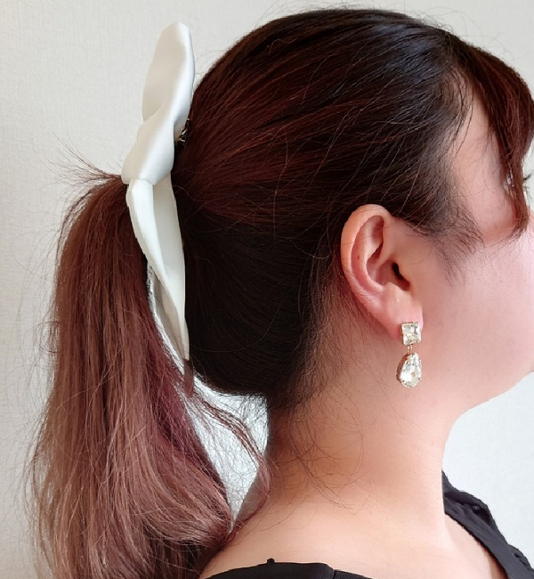 MARQUISE「クリアビジューピアス」|ピアス|