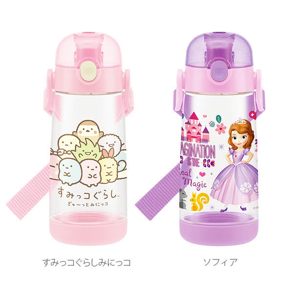 BACKYARD FAMILY「ダイレクトボトル キャラクター 480ml SKATER スケーター 通販 直飲み ワンプッシュ」|食器・キッチングッズ|