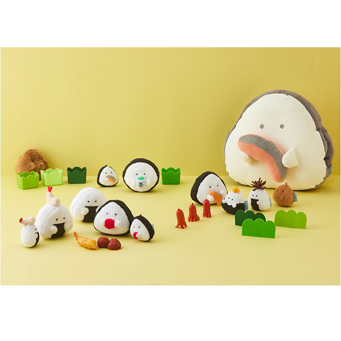 BACKYARD FAMILY「ぎゅっとおにぎりさん マスコットキーホルダー 通販 人形 おもちゃ マスコット ぬいぐるみ」|その他ベビー用品|