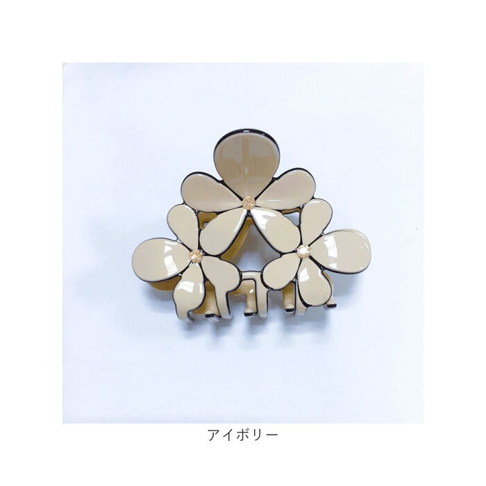 BACKYARD FAMILY「ヘアクリップ 通販 バンスクリップ ヘアアクセサリー クリップ 髪留め 髪飾り お花 花」|その他|