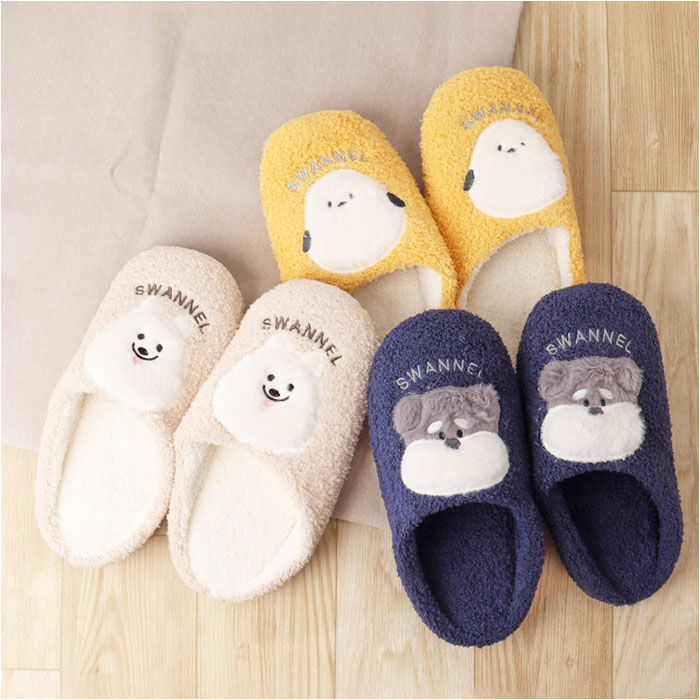 BACKYARD FAMILY「ルームシューズ レディース 通販 スリッパ 室内履き センバドー 室内 秋 冬 あったか もこもこ」|ルームシューズ|