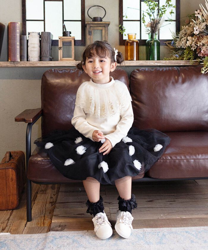 BACKYARD FAMILY「Rora ヘアクリップ キッズ 2個セット 通販 マロン リボン ミニ パール ベロア」|その他|