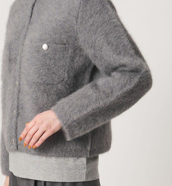 UNITED ARROWS「フォックスカシミヤ クルーネック ジャケット カーディガン」|カーディガン|