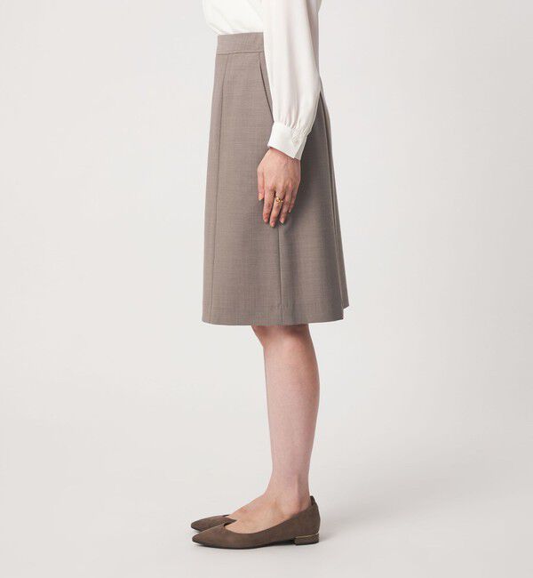 UNITED ARROWS green label relaxing「［size SHORT/TALLあり］カチリラ フレア スカート ウォッシャブル ストレッチ」|フレア|
