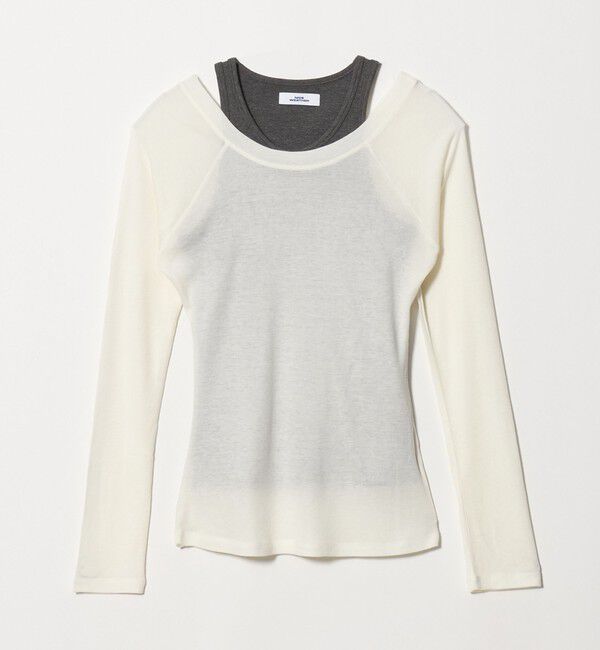 NICE WEATHER「＜NICE WEATHER＞レイヤード カットソー」|Tシャツ・カットソー|