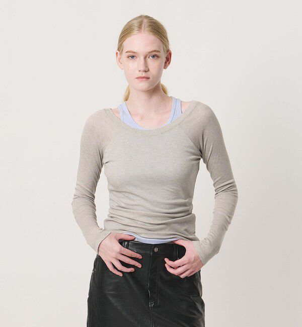 NICE WEATHER「＜NICE WEATHER＞レイヤード カットソー」|Tシャツ・カットソー|