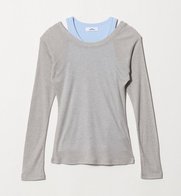 NICE WEATHER「＜NICE WEATHER＞レイヤード カットソー」|Tシャツ・カットソー|