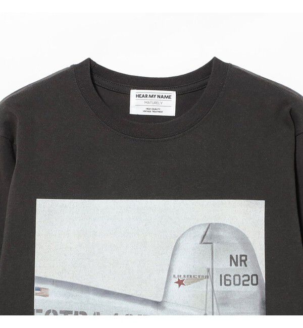 BEAMS SELECTION for WOMEN「【別注】HEAR MY NAME &times; maturely / プリント ロング スリーブ」|Tシャツ・カットソー|