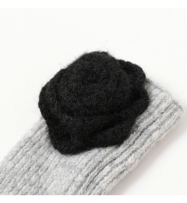 Ray BEAMS 「【別注】Casselini &times; Ray BEAMS / フラワー ニット グローブ」|手袋|