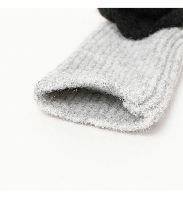 Ray BEAMS 「【別注】Casselini &times; Ray BEAMS / フラワー ニット グローブ」|手袋|