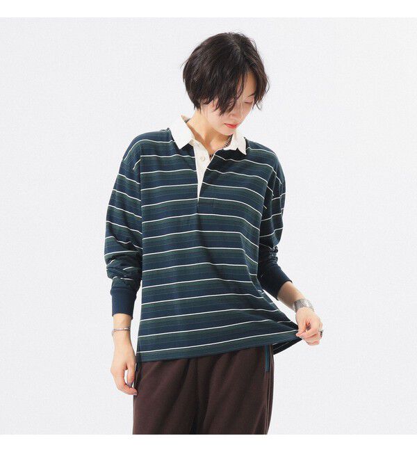 BEAMSBOY「ラグビー ジャージー ロング スリーブ」|Tシャツ・カットソー|NAVY