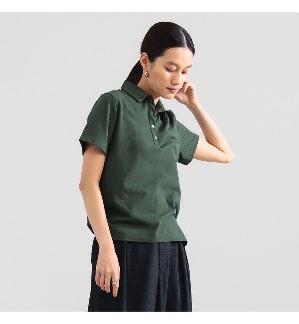 Demi-Luxe BEAMS 「AK+1 / ハイゲージ 鹿の子 ハーフスリーブ ポロシャツ」|Tシャツ・カットソー|