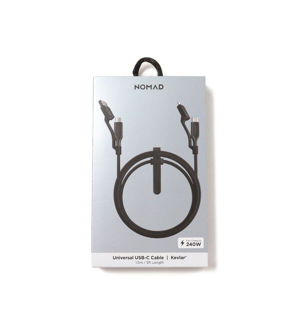 bPr BEAMS「NOMAD / Universal Cable 1.5m Made with Kevlar(R)」|モバイルケース|