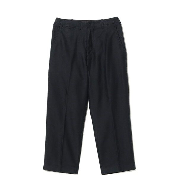BEAMS PLUS「WORK Trousers Cotton Silk Back Sateen」|チノ|