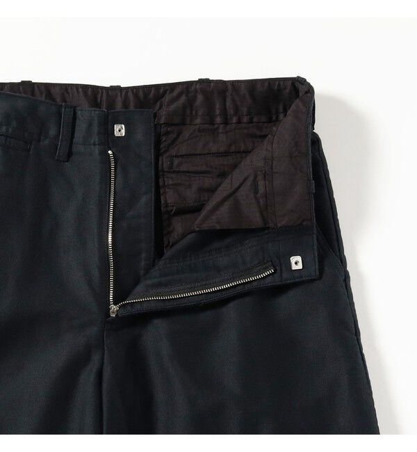 BEAMS PLUS「WORK Trousers Cotton Silk Back Sateen」|チノ|