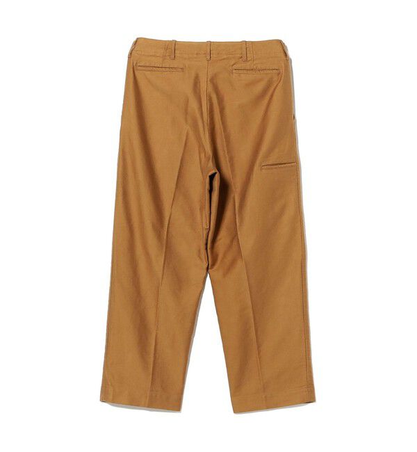 BEAMS PLUS「WORK Trousers Cotton Silk Back Sateen」|チノ|
