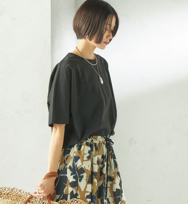 SHIPS for women「〈接触冷感/吸水速乾/洗濯機可能〉ハイゲージ ポンチ ドルマン カットソー」|Tシャツ・カットソー|