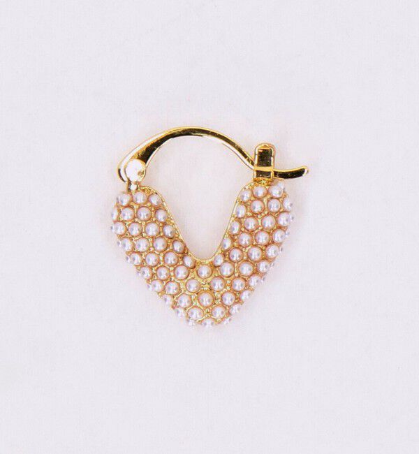 TOMORROWLAND GOODS「Kenneth Jay Lane HEART Pearl ピアス」|ピアス|