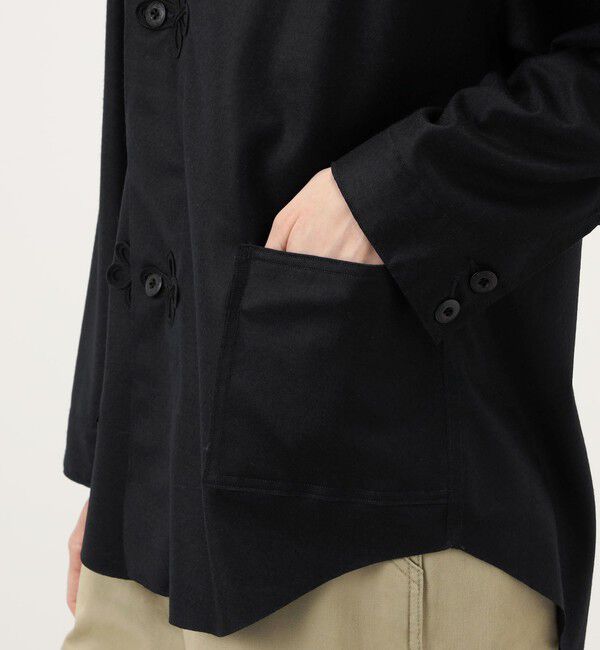 TOMORROWLAND GOODS「HAVERSACK WOOL ノーカラージャケット」|ノーカラージャケット|
