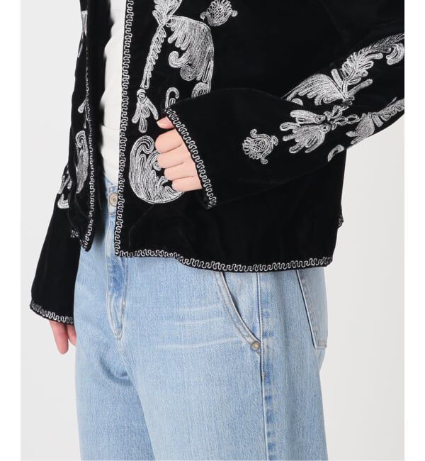 IENA「COUTURE D'ADAM/クチュールドアダム Velvet Embroidery JK 26AW-200」|その他|