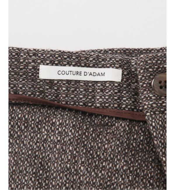 IENA「COUTURE D'ADAM/クチュールドアダム Italian Tweed Wide PT 26AW-078」|スラックス|