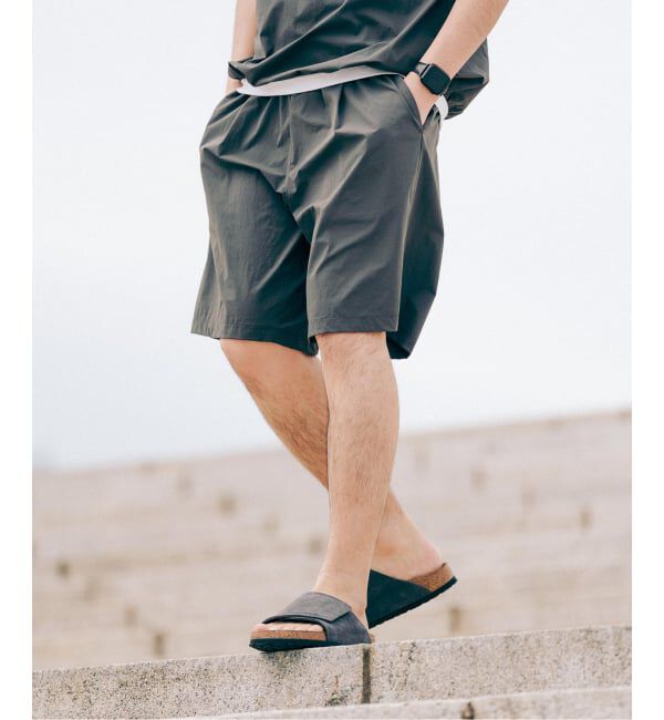 EDIFICE「【EDIFICE ALL-DAY SETUPシリーズ】2点セット プルオーバー Tシャツ&ショーツ」|シャツ・ブラウス|