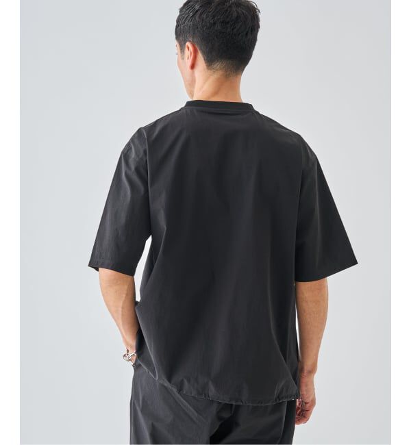 EDIFICE「【EDIFICE ALL-DAY SETUPシリーズ】2点セット プルオーバー Tシャツ&ショーツ」|シャツ・ブラウス|