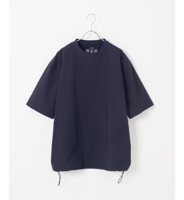 EDIFICE「【EDIFICE ALL-DAY SETUPシリーズ】2点セット プルオーバー Tシャツ&ショーツ」|シャツ・ブラウス|