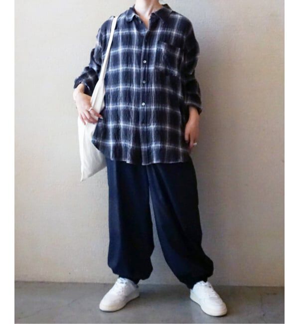 journal standard luxe「《予約》クリアTR ヘムイージーパンツ」|その他|グレー