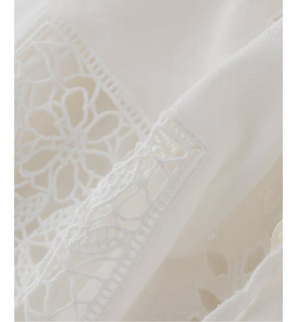 JOURNAL STANDARD「INDIA CUTWORKLACE ドレープワンピース」|ワンピース|